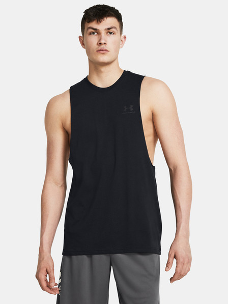 Under Armour Férfi atlétatrikó Under Armour UA LEFT CHEST CUT OFF TANK-BLK