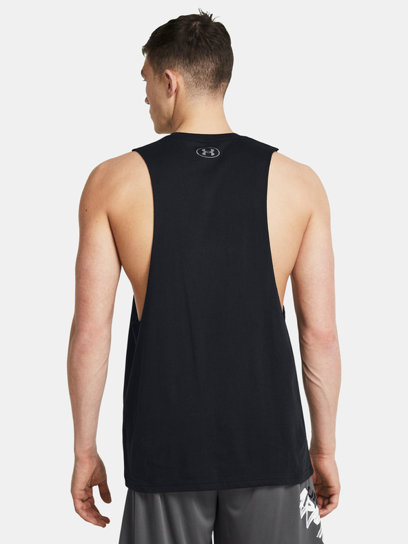 Under Armour Férfi atlétatrikó Under Armour UA LEFT CHEST CUT OFF TANK-BLK