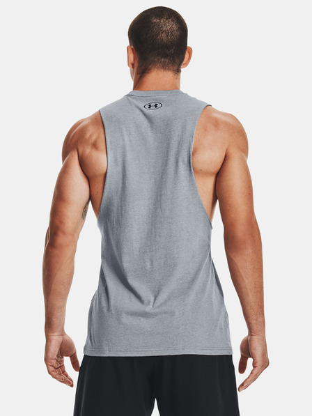 Under Armour Férfi atlétatrikó Under Armour UA LEFT CHEST CUT OFF TANK-GRY