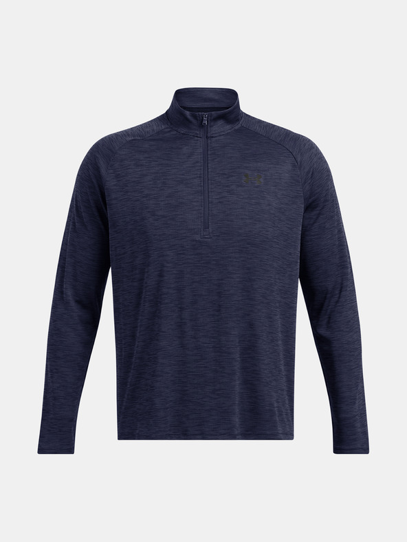 Under Armour Férfi póló Under Armour UA Tech Textured 1/2 Zip-BLU