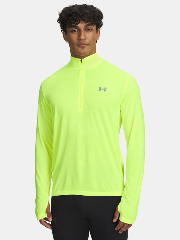 Under Armour Férfi póló Under Armour UA LAUNCH 1/4 ZIP-YLW