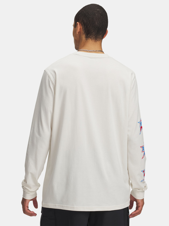 Under Armour Férfi póló Under Armour UA 60/40S STACKED STARS LS-BRN