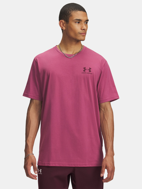 Under Armour Férfi póló Under Armour UA M SPORTSTYLE LC SS-PNK