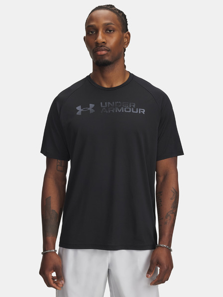 Under Armour Férfi póló Under Armour UA Tech Reflective SS-BLK
