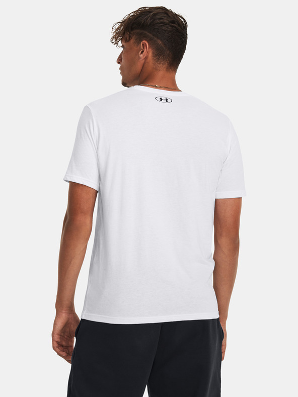 Under Armour Férfi póló Under Armour UA CAMO CHEST STRIPE SS-WHT