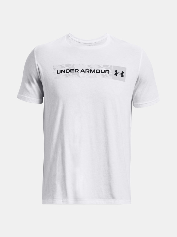 Under Armour Férfi póló Under Armour UA CAMO CHEST STRIPE SS-WHT