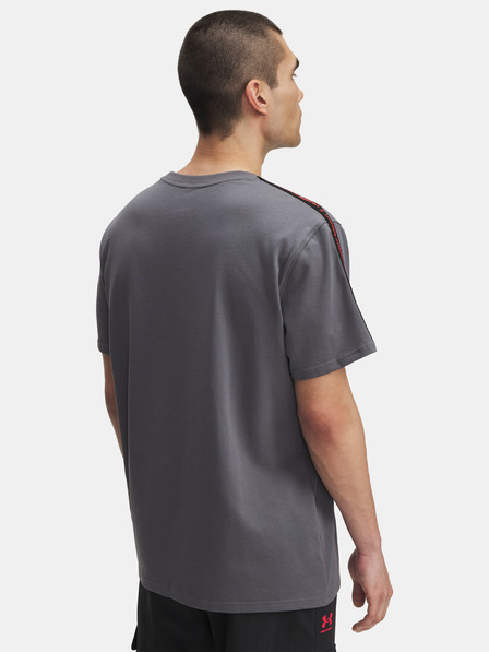 Under Armour Férfi póló Under Armour UA Icon HWT Tee Taping-GRY