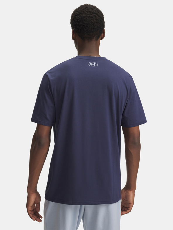 Under Armour Férfi póló Under Armour UA ABC CAMO BOXED LOGO SS-BLU