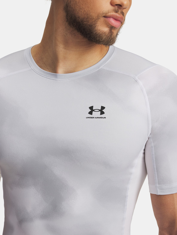 Under Armour Férfi póló Under Armour UA HG Armour Printed SS-WHT