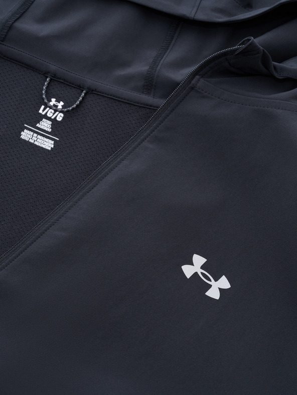 Under Armour Férfi dzseki Under Armour UA Velociti Storm Hooded Jkt-BLK