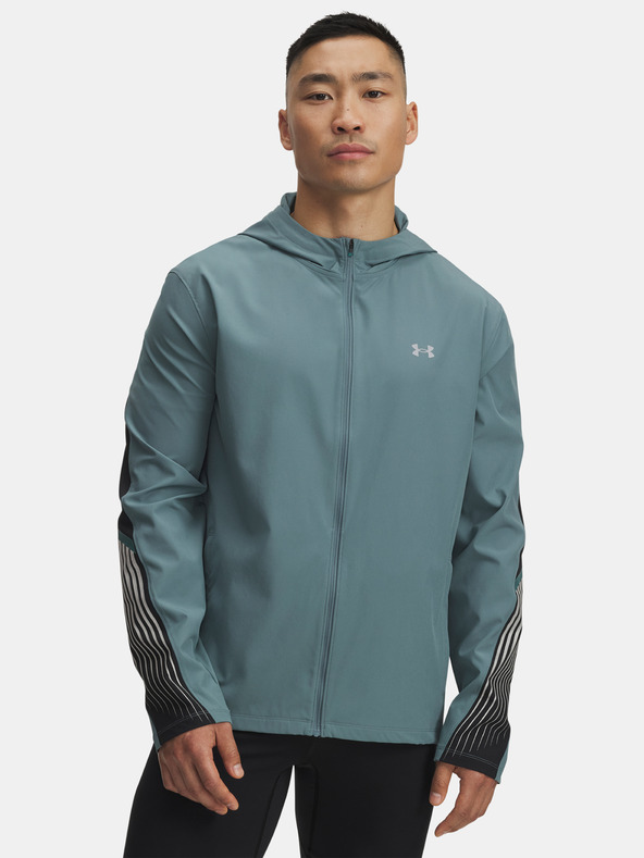 Under Armour Férfi dzseki Under Armour UA Velociti Storm Hooded Jkt-BLU