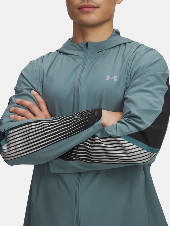 Under Armour Férfi dzseki Under Armour UA Velociti Storm Hooded Jkt-BLU
