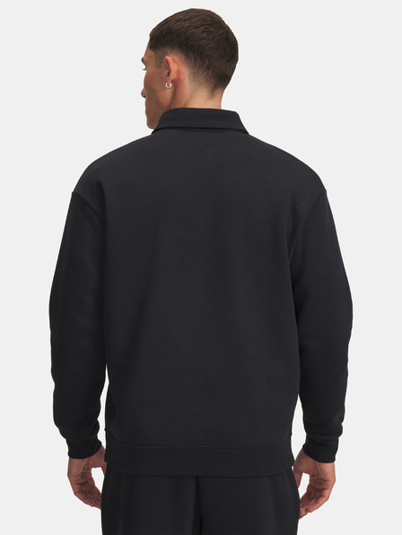 Under Armour Férfi dzseki Under Armour UA Icon Flc Collar 1/4 Zip-BLK