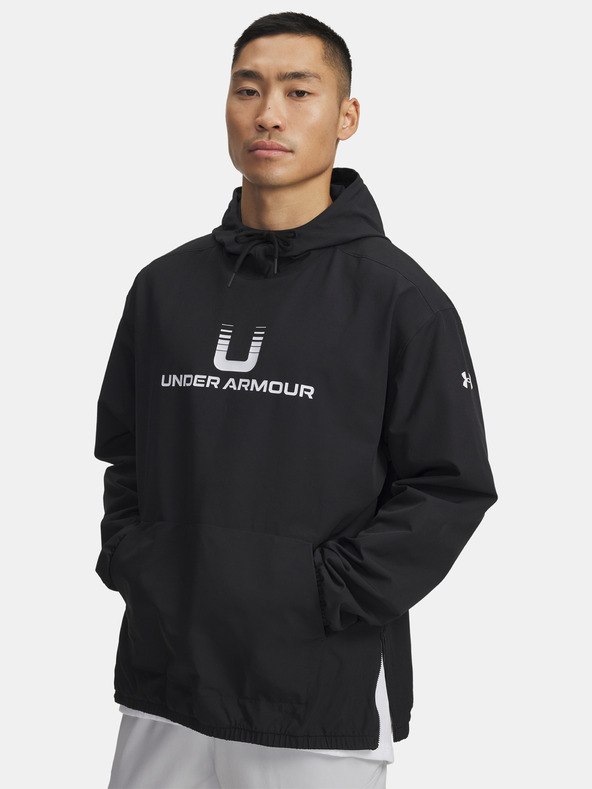 Under Armour Férfi felső Under Armour UA Unstoppable Wvn Hoodie-BLK