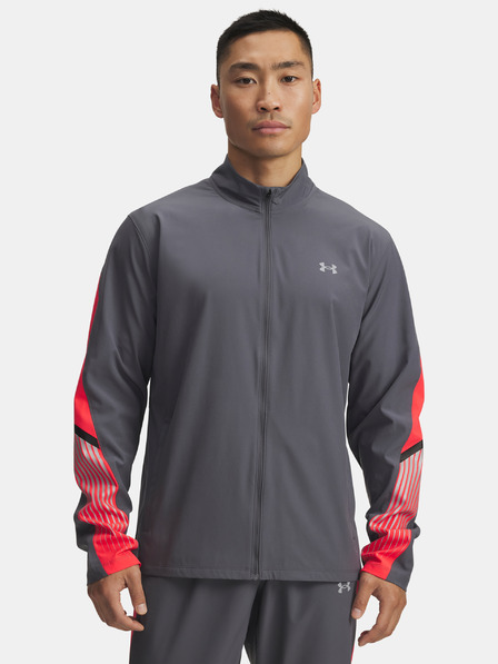 Under Armour Férfi dzseki Under Armour UA Velociti Storm Jacket-GRY