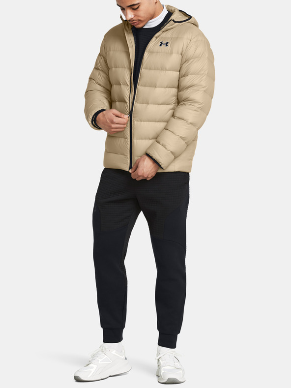 Under Armour Férfi dzseki Under Armour LEGEND DOWN HOODED JACKET-BRN