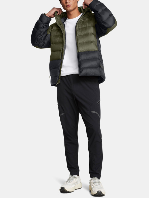 Under Armour Férfi dzseki Under Armour LEGEND DOWN HOODED JACKET-GRN