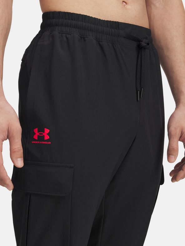 Under Armour Férfi sportnadrág Under Armour UA Vibe Woven Cargo Pants-BLK