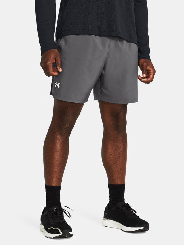 Under Armour Férfi rövidnadrágok Under Armour UA LAUNCH 7'' SHORTS-GRY