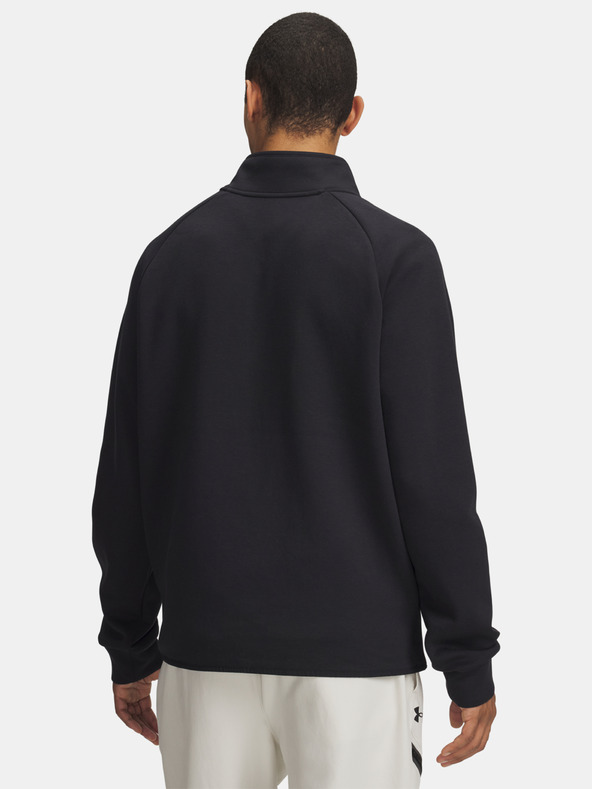 Under Armour Férfi felső Under Armour UA Unstoppable Flc Half Zip-BLK