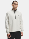 Under Armour Férfi felső Under Armour UA Unstoppable Flc Half Zip-WHT