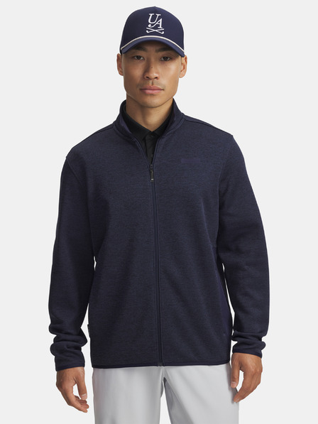 Under Armour Férfi felső Under Armour UA Drive Sweaterfleece FZ-BLU