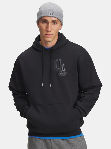 Under Armour Férfi felső Under Armour UA Icon Flc Graphic Top-BLK