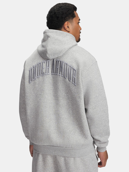 Under Armour Férfi felső Under Armour UA Icon Flc Graphic Top-GRY