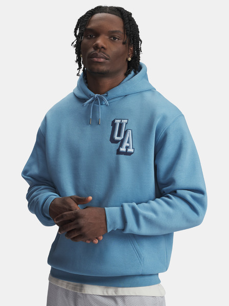 Under Armour Férfi felső Under Armour UA Icon Flc Graphic Top-BLU