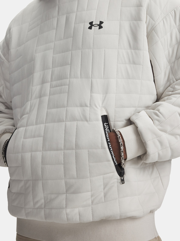 Under Armour Férfi felső Under Armour UA Unstoppable Flc Txtr Hdy-WHT