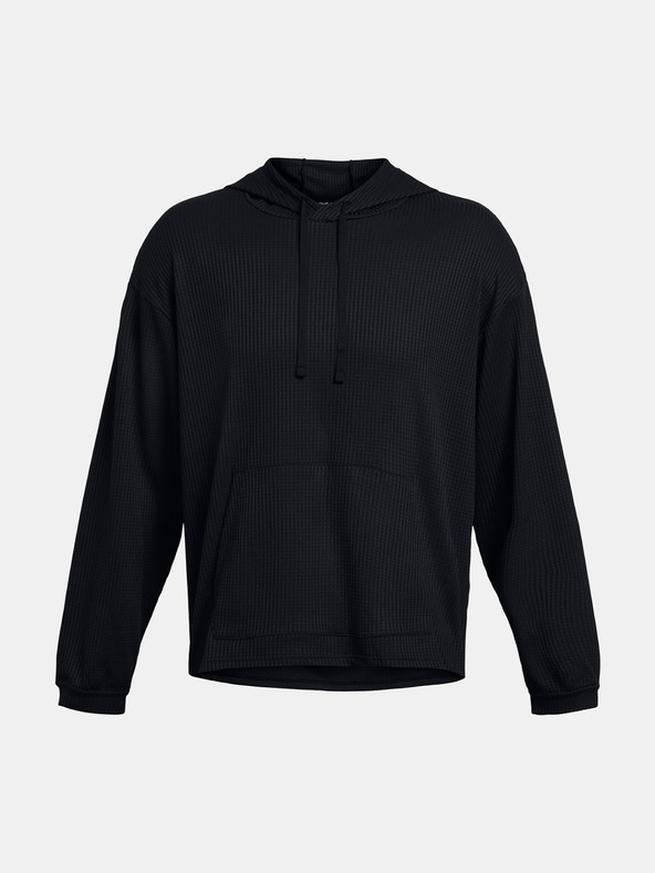 Under Armour Férfi felső Under Armour UA Rival Waffle Hoodie-BLK