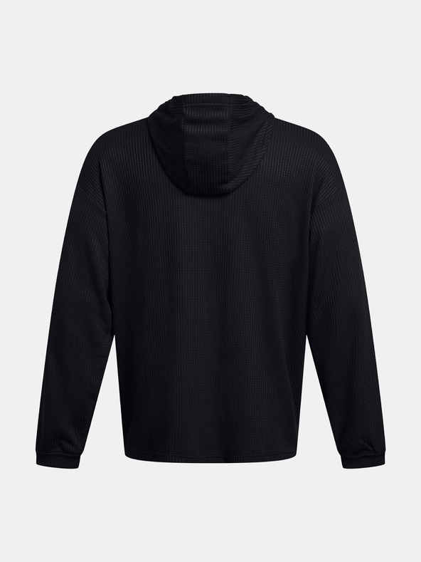 Under Armour Férfi felső Under Armour UA Rival Waffle Hoodie-BLK