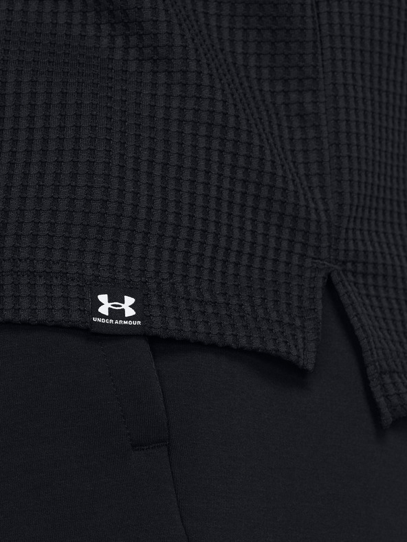 Under Armour Férfi felső Under Armour UA Rival Waffle Hoodie-BLK