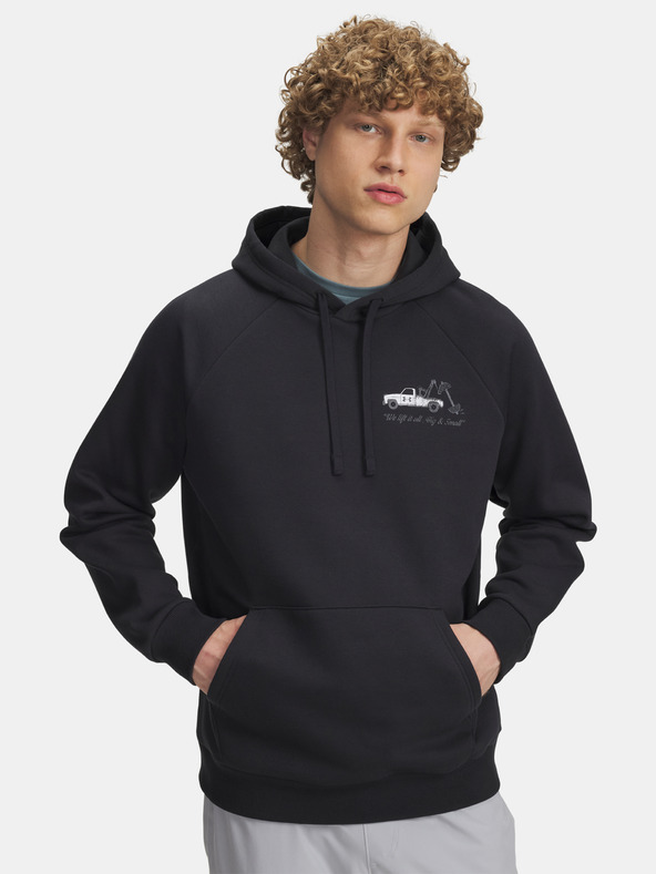 Under Armour Férfi felső Under Armour UA Rival Fleece HBR Logo HD-BLK