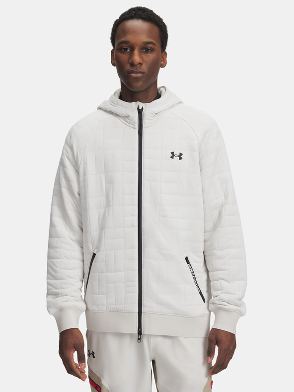 Under Armour Férfi felső Under Armour UA Unstoppable Flc Txtr FZ-WHT
