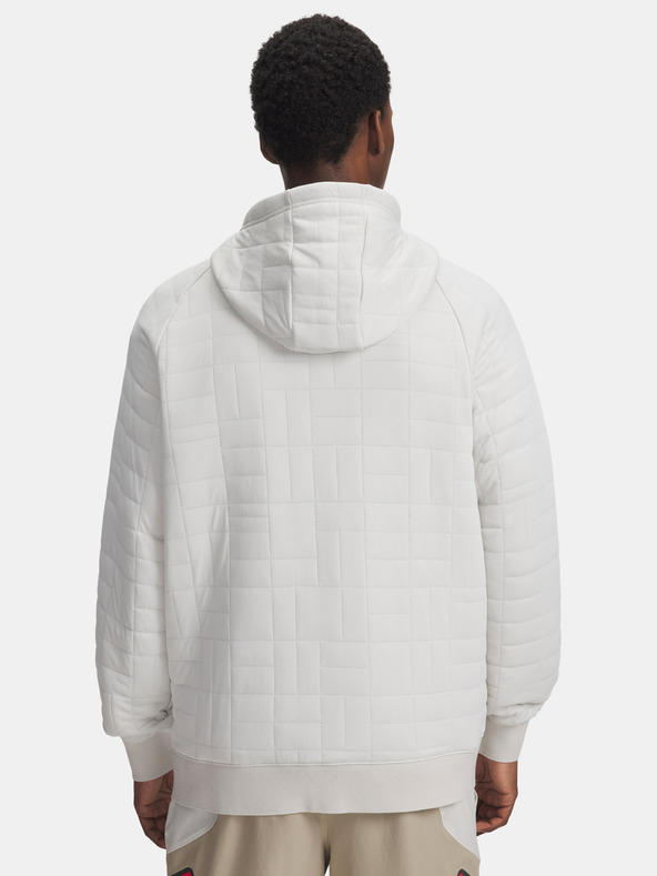 Under Armour Férfi felső Under Armour UA Unstoppable Flc Txtr FZ-WHT