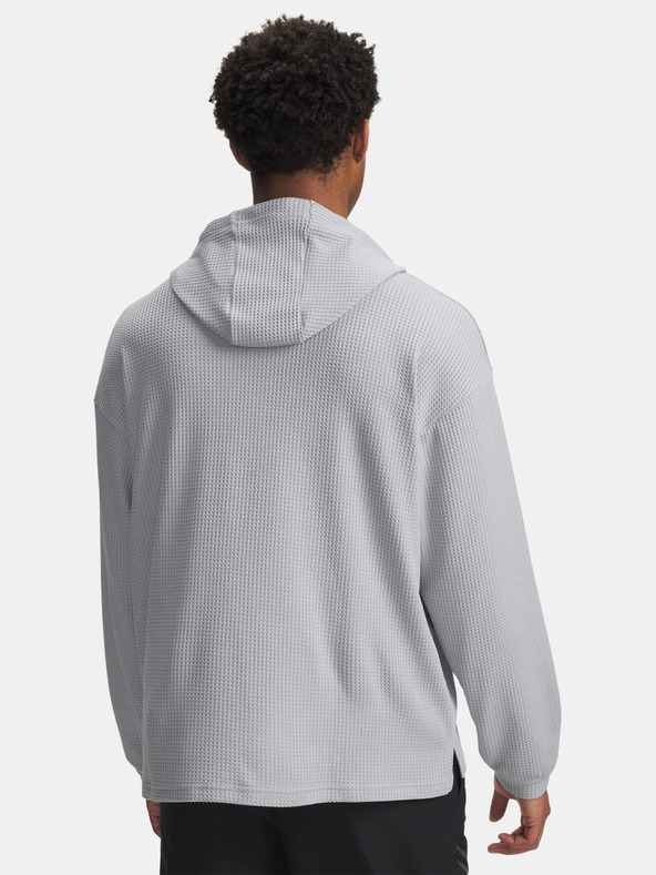 Under Armour Férfi felső Under Armour UA Rival Waffle Hoodie-GRY