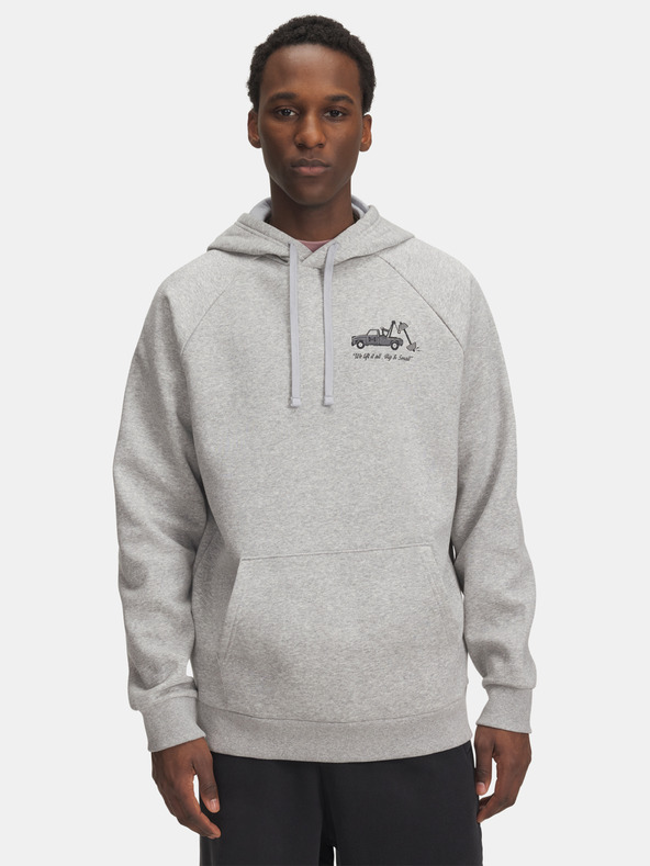 Under Armour Férfi felső Under Armour UA Rival Fleece HBR Logo HD-GRY
