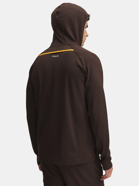Under Armour Férfi felső Under Armour UA TRAIL RUN HOODIE-BRN