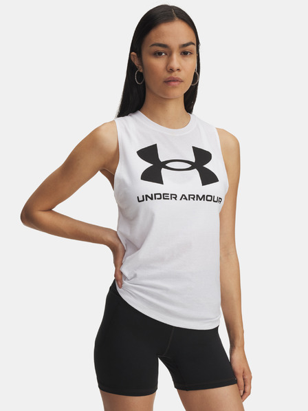 Under Armour Női atlétatrikó Under Armour UA Logo Tank-WHT