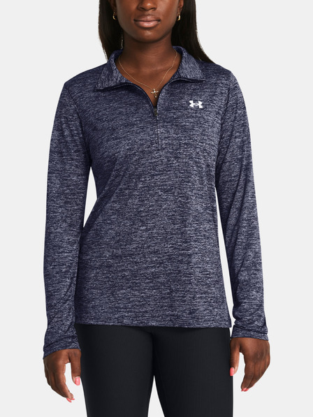 Under Armour Női póló Under Armour Tech 1/2 Zip- Twist-BLU