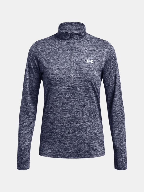 Under Armour Női póló Under Armour Tech 1/2 Zip- Twist-BLU