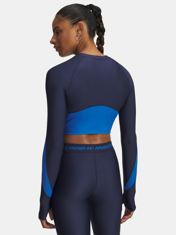 Under Armour Női póló Under Armour UA HG Rib 1/4 Zip-BLU