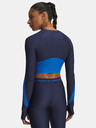 Under Armour Női póló Under Armour UA HG Rib 1/4 Zip-BLU