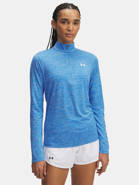 Under Armour Női póló Under Armour Tech 1/2 Zip- Twist-BLU