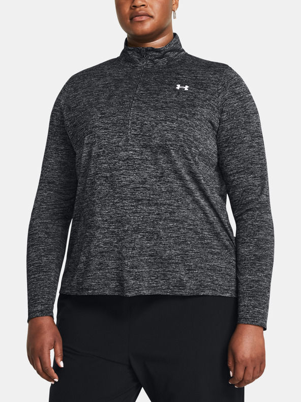 Under Armour Női póló Under Armour Tech 1/2 Zip - Twist&-BLK