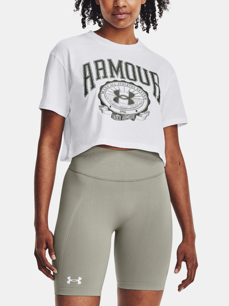 Under Armour Női póló Under Armour UA COLLEGIATE CREST CROP SS