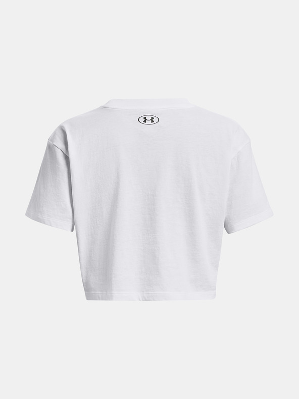 Under Armour Női póló Under Armour UA COLLEGIATE CREST CROP SS