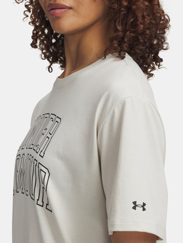 Under Armour Női póló Under Armour Rival OS Campus Tee-WHT