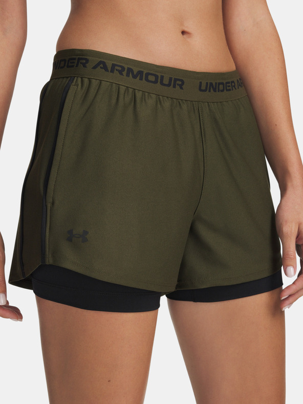 Under Armour Női rövidnadrágok Under Armour Tech Play Up 2in1 Shorts-GRN